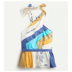 J Crew Halter Ratti Top